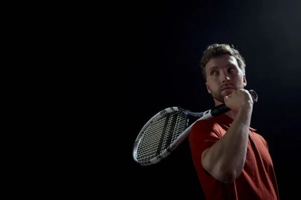 tennis player focus determination